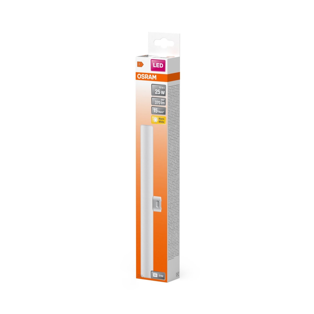 Liniowa Lampa LED ciepłobiała S14d 3,5 W 2700 K 370lm - Poland LEDVANCE e-shop 4058075762398