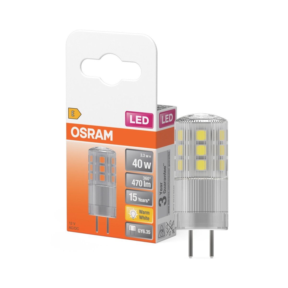 Niskonapięciowa Lampa LED 12 V GY6.35 3,3 W 2700 K 470lm - Poland LEDVANCE e-shop 4058075607224
