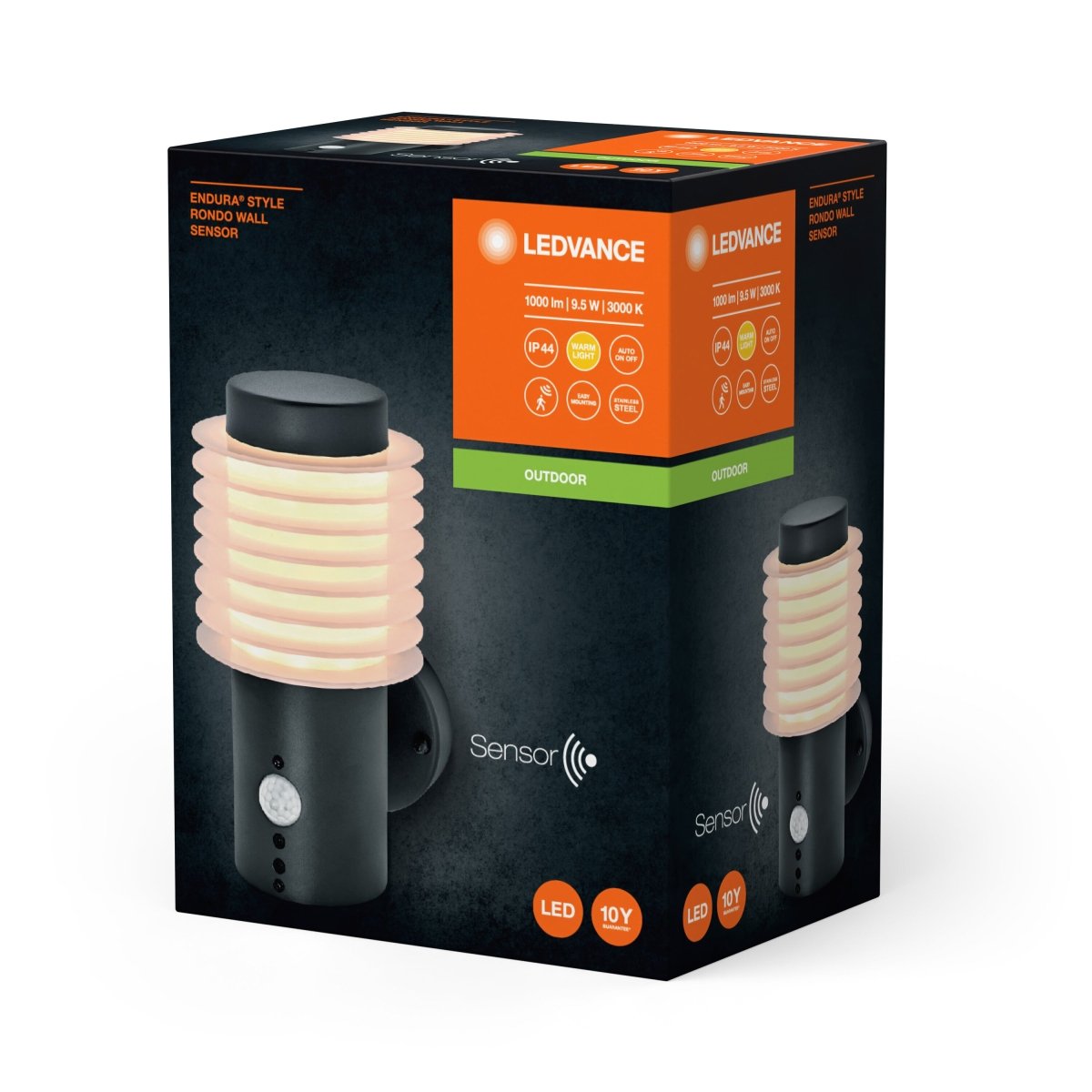 Oprawa LED ciemnoszara obudowa E45 zewnętrzna 9,50W - Poland LEDVANCE e-shop 4058075835160