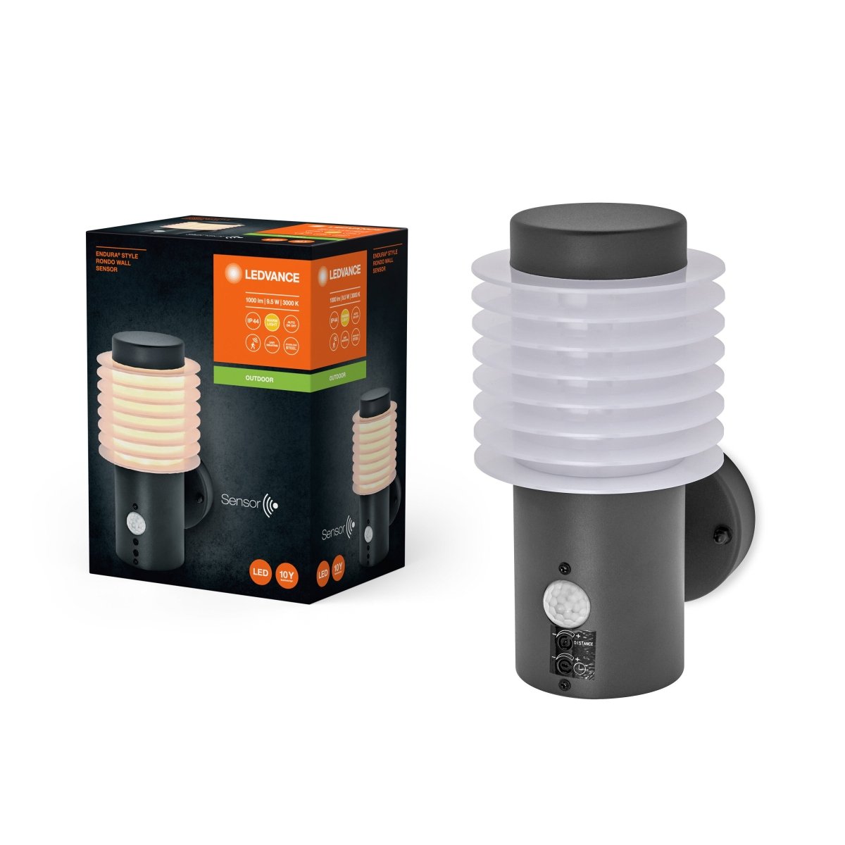 Oprawa LED ciemnoszara obudowa E45 zewnętrzna 9,50W - Poland LEDVANCE e-shop 4058075835160