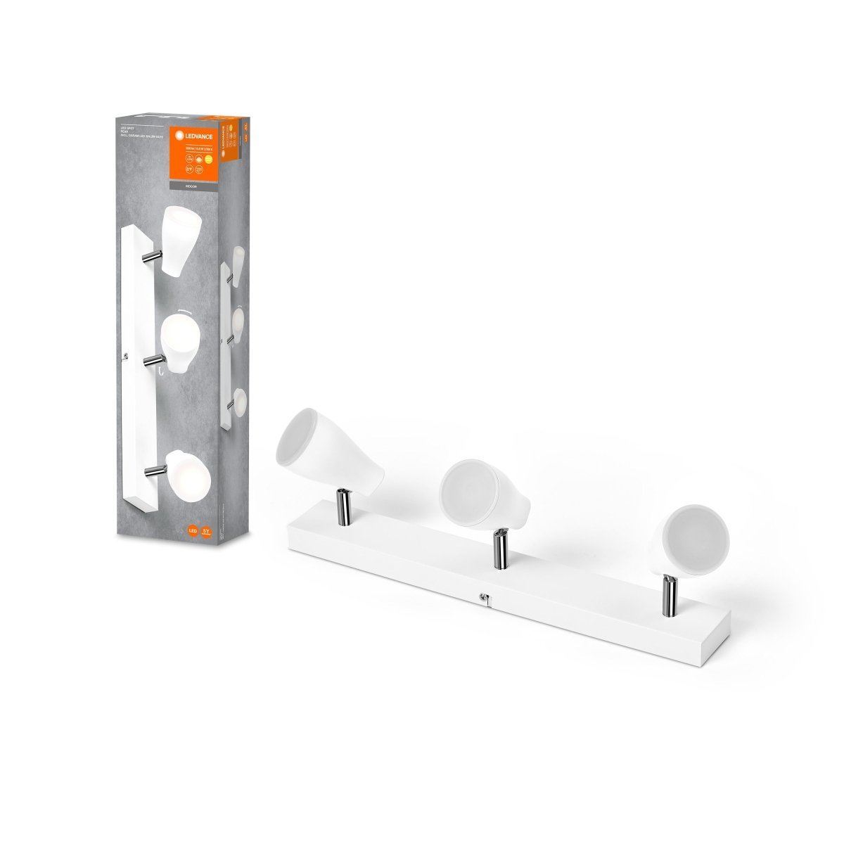Oprawa LED GU10 12,90W Reflektory Elastyczne Sufitowe - Poland LEDVANCE e-shop 4058075826458