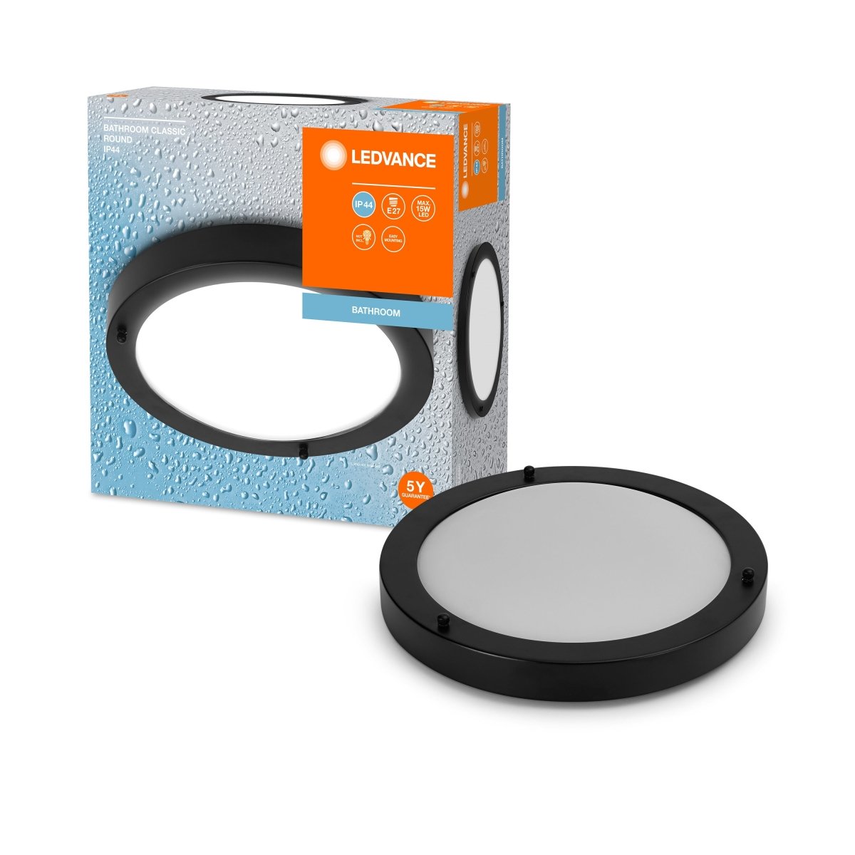 Oprawa LED IP44 z gniazdem E27 - Poland LEDVANCE e-shop 4099854103339