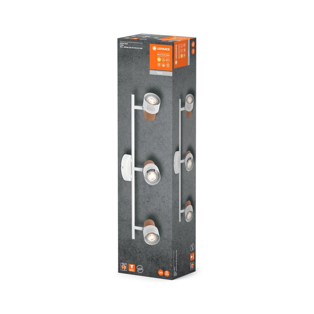 Oprawa LED regulowane reflektory punktowe GU10 10,20W - Poland LEDVANCE e-shop 4058075833357