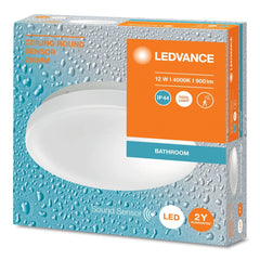 Oprawa LED sufitowa IP44 czujnik obecności 12W 4000K 900lm - Poland LEDVANCE e-shop 4099854105975