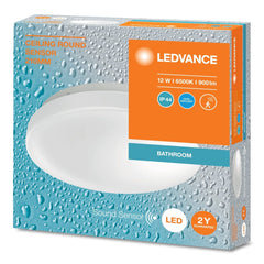 Oprawa LED sufitowa IP44 czujnik obecności 12W 6500K 900lm - Poland LEDVANCE e-shop 4099854105999