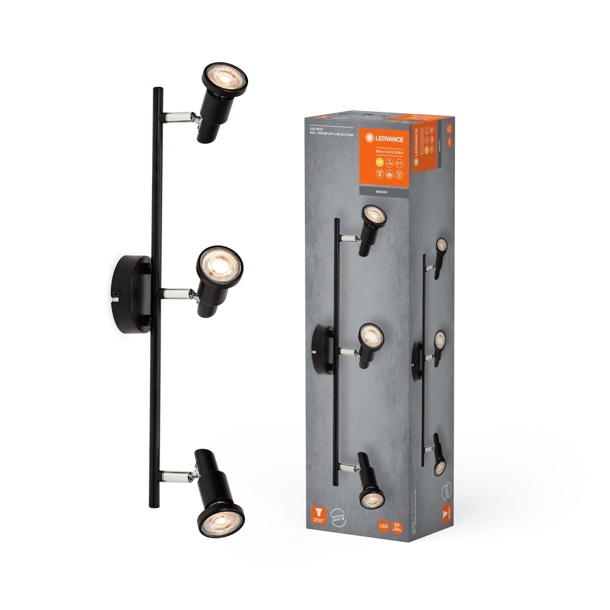 Oprawa LED sufitowa ściemnialne reflektory GU10 10,20W - Poland LEDVANCE e-shop 4058075828803