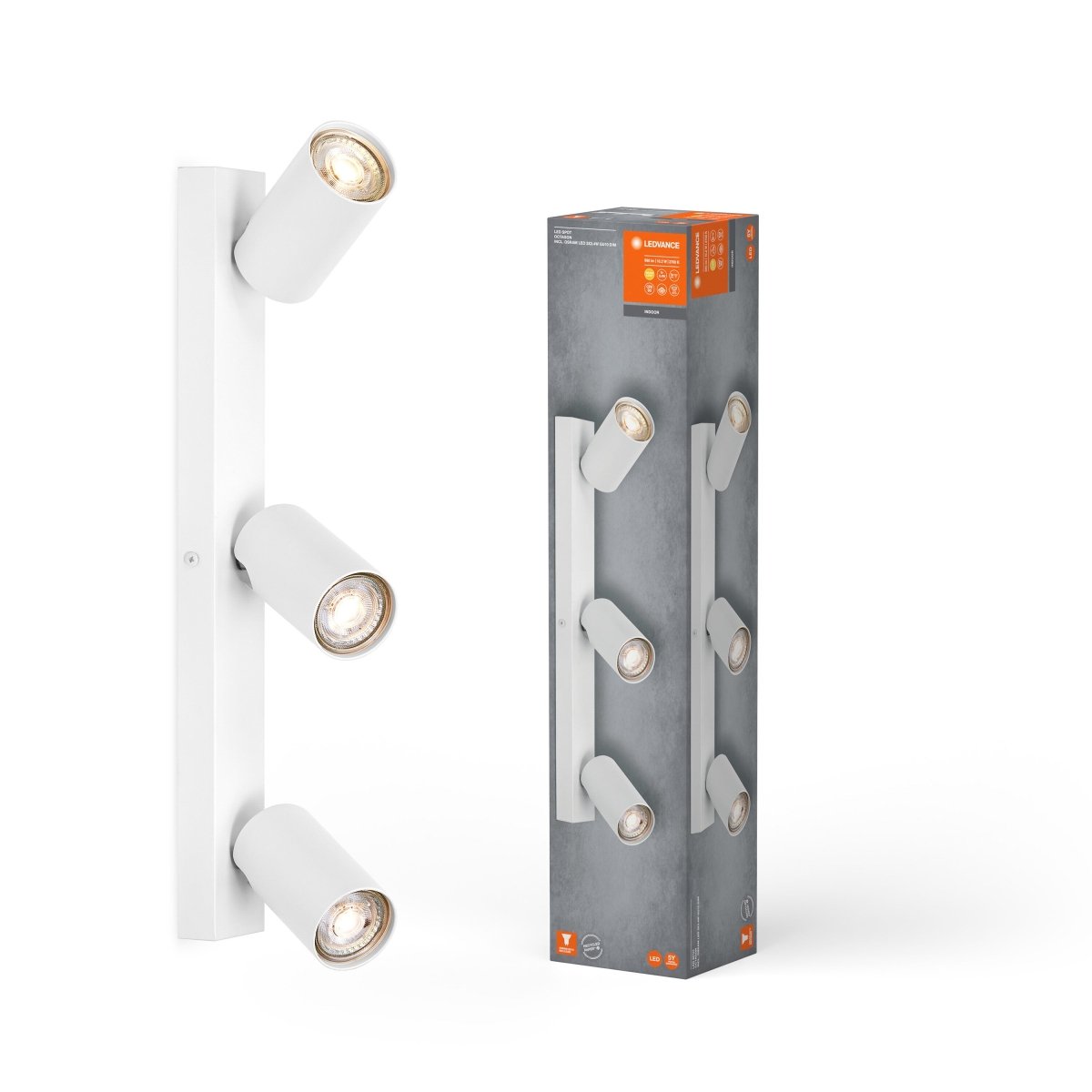 Oprawa LED sufitowa z ściemnialnymi reflektorami GU10 10,20W - Poland LEDVANCE e-shop 4058075833234