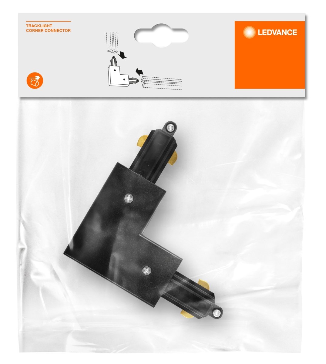Oprawa szynowa TRACKLIGHT łącznik Corner, Black. - Poland LEDVANCE e-shop 4058075764064