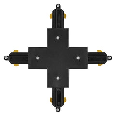 Oprawa szynowa TRACKLIGHT łącznik Cross, Black. - Poland LEDVANCE e-shop 4058075764149