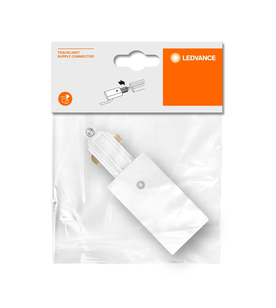 Oprawa szynowa TRACKLIGHT łącznik, White. - Poland LEDVANCE e-shop 4058075763968