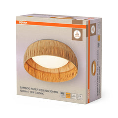 OSRAM Decor Bamboo Paper Plafon 300mm 12W 830 brązowy - eshop Ledvance PL 4099854452741