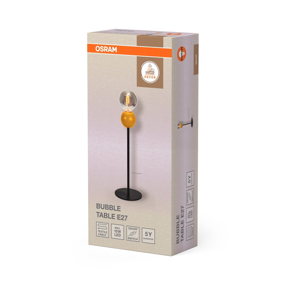 OSRAM Decor Bubble Lampa stołowa E27 multikolor - eshop Ledvance PL 4099854453793