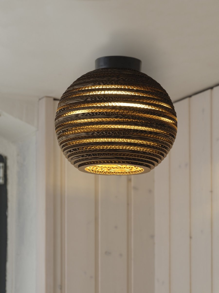 OSRAM Decor Cardboard Ball Plafon E27 brązowy - Poland LEDVANCE e-shop 4099854453083