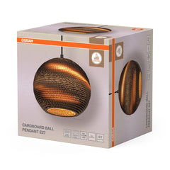 OSRAM Decor Cardboard Ball Wisząca E 27 brązowy - eshop Ledvance PL 4099854458804