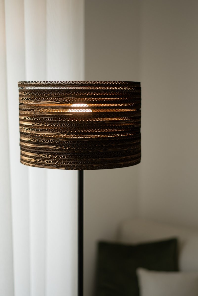 OSRAM Decor Cardboard Cylinder Lampa stojąca E27 brązowa - Poland LEDVANCE e-shop 4099854453953