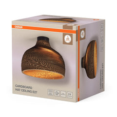 OSRAM Decor Cardboard Hat Plafon E27 brązowy - eshop Ledvance PL 4099854453199