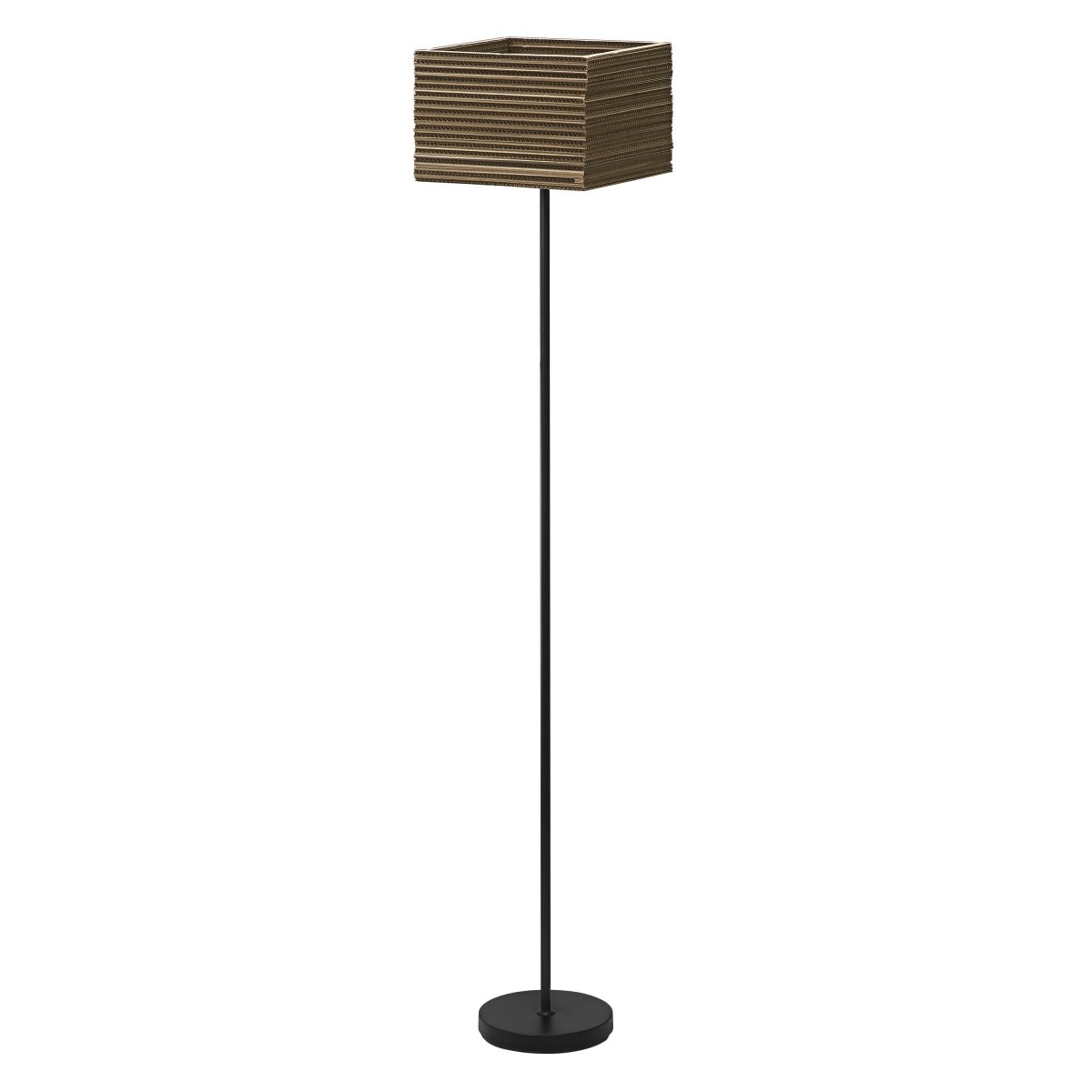 OSRAM Decor Cardboard Square Lampa stojąca E27 brązowa - eshop Ledvance PL 4099854454011