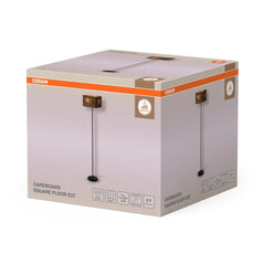 OSRAM Decor Cardboard Square Lampa stojąca E27 brązowa - eshop Ledvance PL 4099854454011