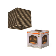 OSRAM Decor Cardboard Square Plafon E27 brązowy - eshop Ledvance PL 4099854453281