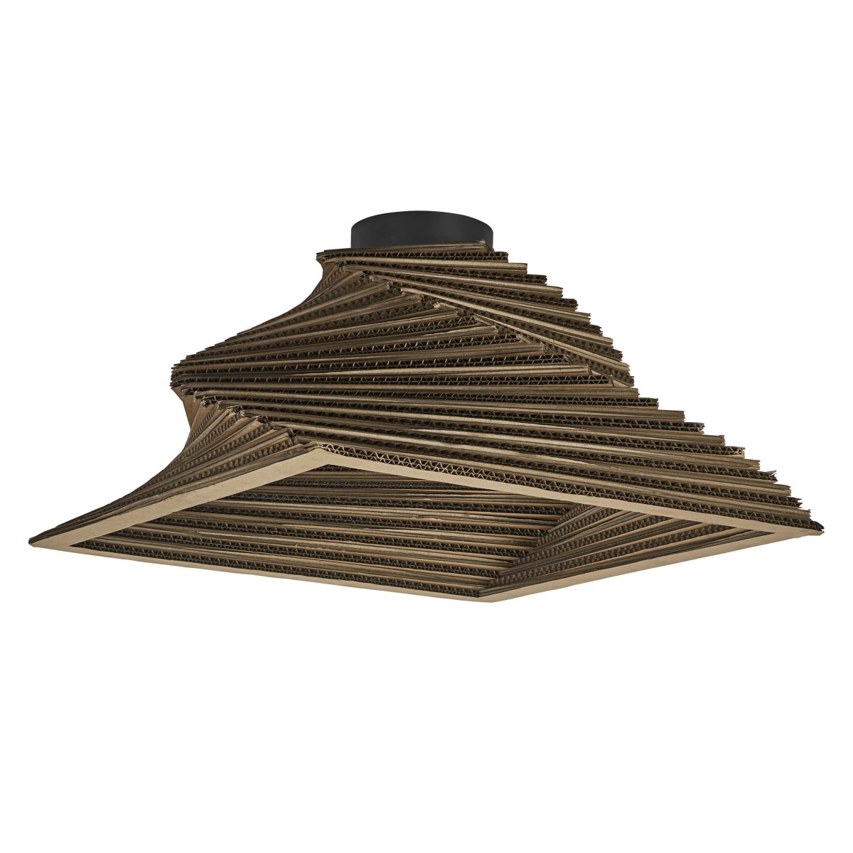 OSRAM Decor Cardboard Square Plafon obrotowy E27 brązowy - eshop Ledvance PL 4099854453359