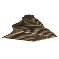 OSRAM Decor Cardboard Square Plafon obrotowy E27 brązowy - eshop Ledvance PL 4099854453359