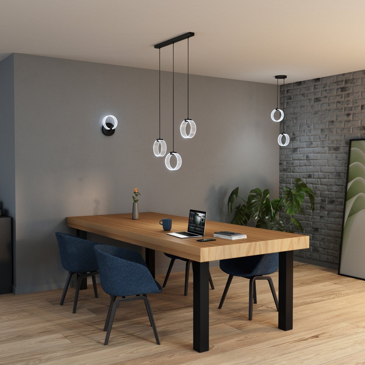 OSRAM Decor Circle Kinkiet 8W Click CCT czarny mat - eshop Ledvance PL 4058075838680