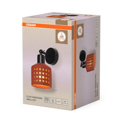 OSRAM Decor Clay Windows Kinkiet 1xE27 brązowy - eshop Ledvance PL 4099854453496