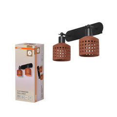 OSRAM Decor Clay Windows Kinkiet 2xE27 jasny brąz - eshop Ledvance PL 4099854453519