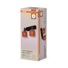 OSRAM Decor Clay Windows Kinkiet 2xE27 jasny brąz - eshop Ledvance PL 4099854453519