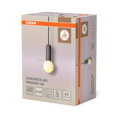 OSRAM Decor Concrete Mic Wisząca 1xG9 ciemnoszary - eshop Ledvance PL 4058075848320