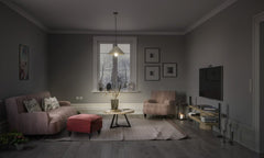 OSRAM Decor Concrete Pyramid Pendant E27 ciemnoszary - eshop Ledvance PL 4058075838369