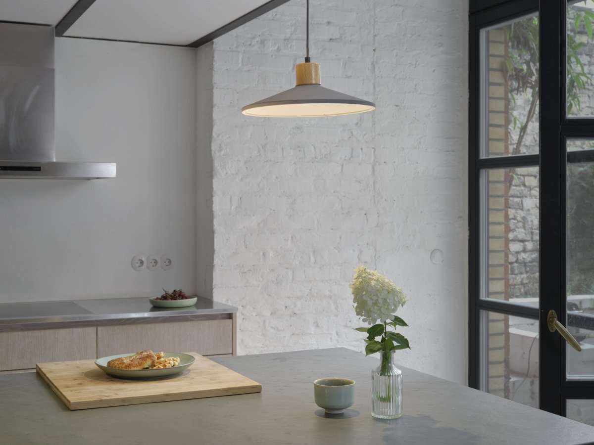 OSRAM Decor Concrete Wood Wisząca 320mm E27 ciemnoszary - eshop Ledvance PL 4099854459269