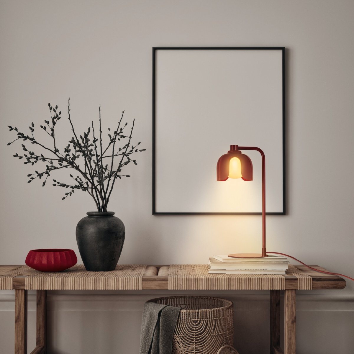 OSRAM Decor Corolle Lampa stołowa G9 czerwona - eshop Ledvance PL 4058075848986