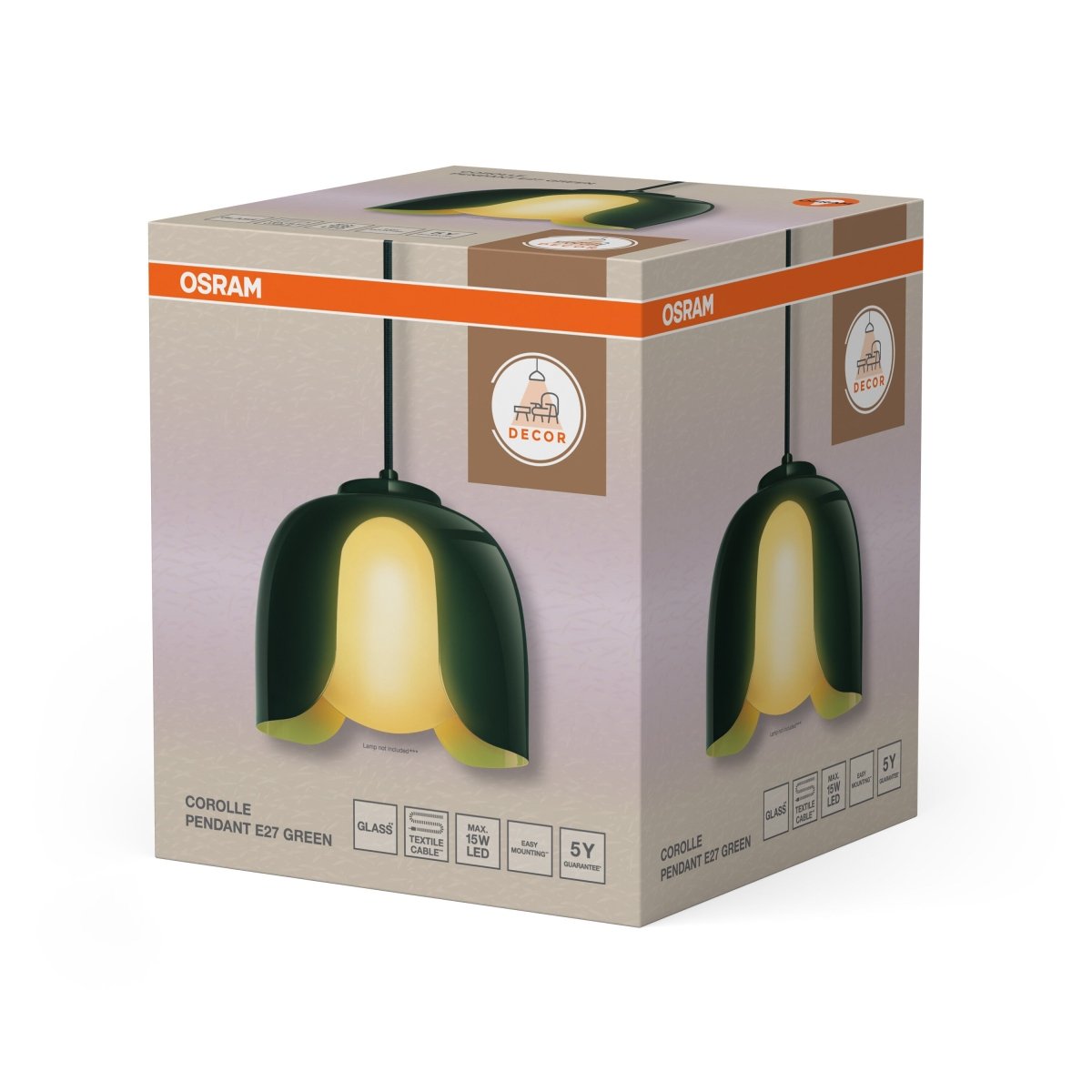 OSRAM Decor Corolle Wisząca E27 zielony - eshop Ledvance PL 4058075849082