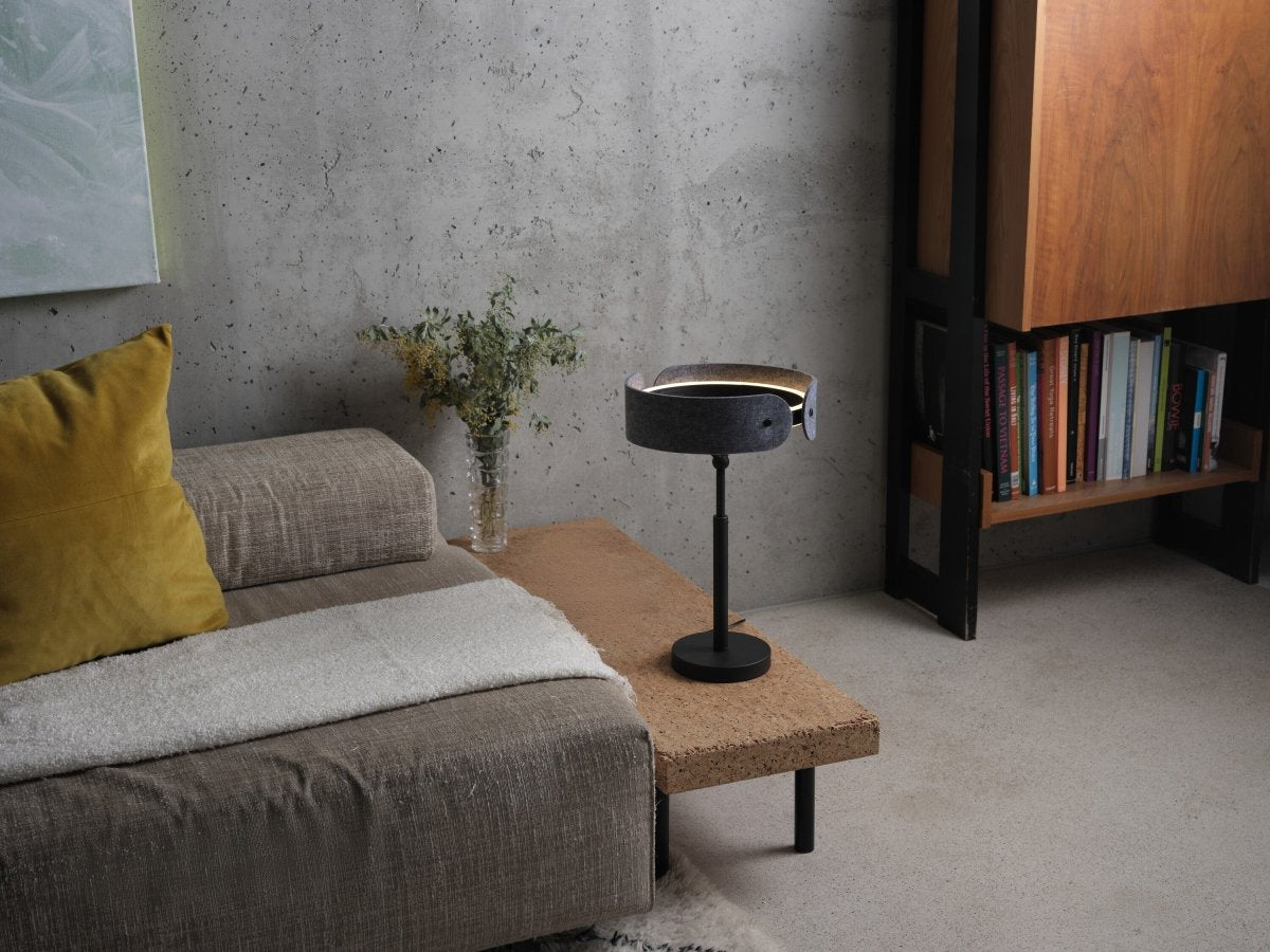 OSRAM Decor Curve Felt Lampa stołowa 19W 830 ciemnoszara - eshop Ledvance PL 4058075847620