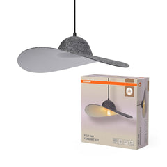 OSRAM Decor Felt Hat Wisząca 1X E27 ciemnoszary - eshop Ledvance PL 4099854459320