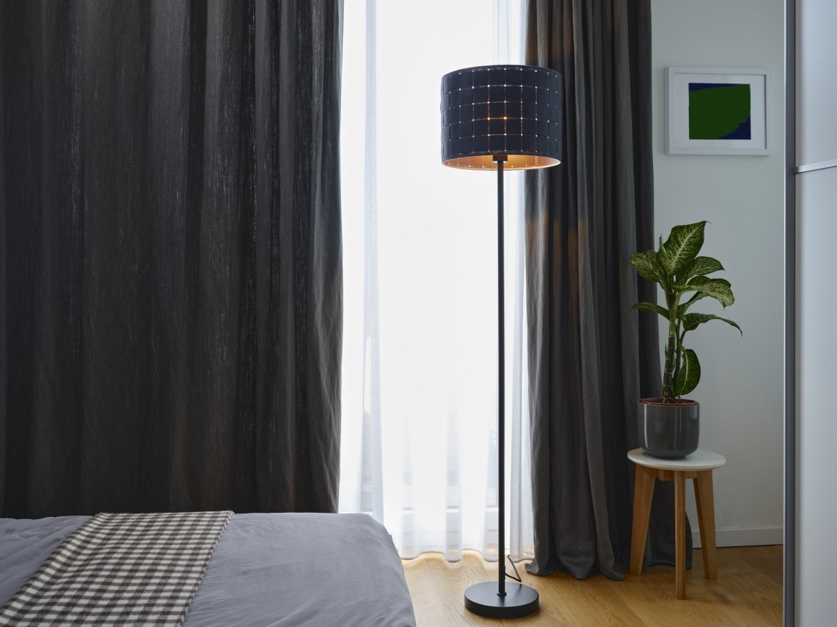 OSRAM Decor Felt Weaving Cans Lampa stojąca E27 ciemnoszara - eshop Ledvance PL 4099854454424