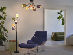 OSRAM Decor Felt Weaving Cans plafon 5×E14 wielokolorowy - eshop Ledvance PL 4058075839120