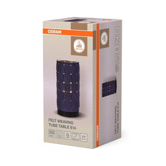 OSRAM Decor Felt Weaving Tube Lampa stołowa E14 ciemnoszara - eshop Ledvance PL 4099854454523
