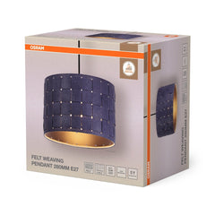 OSRAM Decor Felt Weaving Wisząca 280mm E 27 ciemnoszary - eshop Ledvance PL 4099854459344