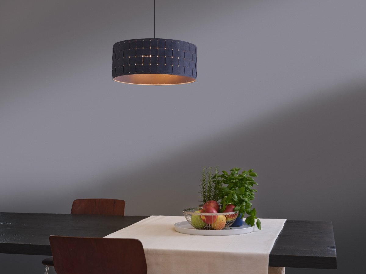 OSRAM Decor Felt Weaving Wisząca 480mm 3x E27 ciemnoszary - eshop Ledvance PL 4099854459382