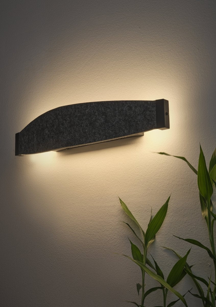 OSRAM Decor Flat Felt Kinkiet 13W 830 ciemnoszary - Poland LEDVANCE e-shop 4058075847460