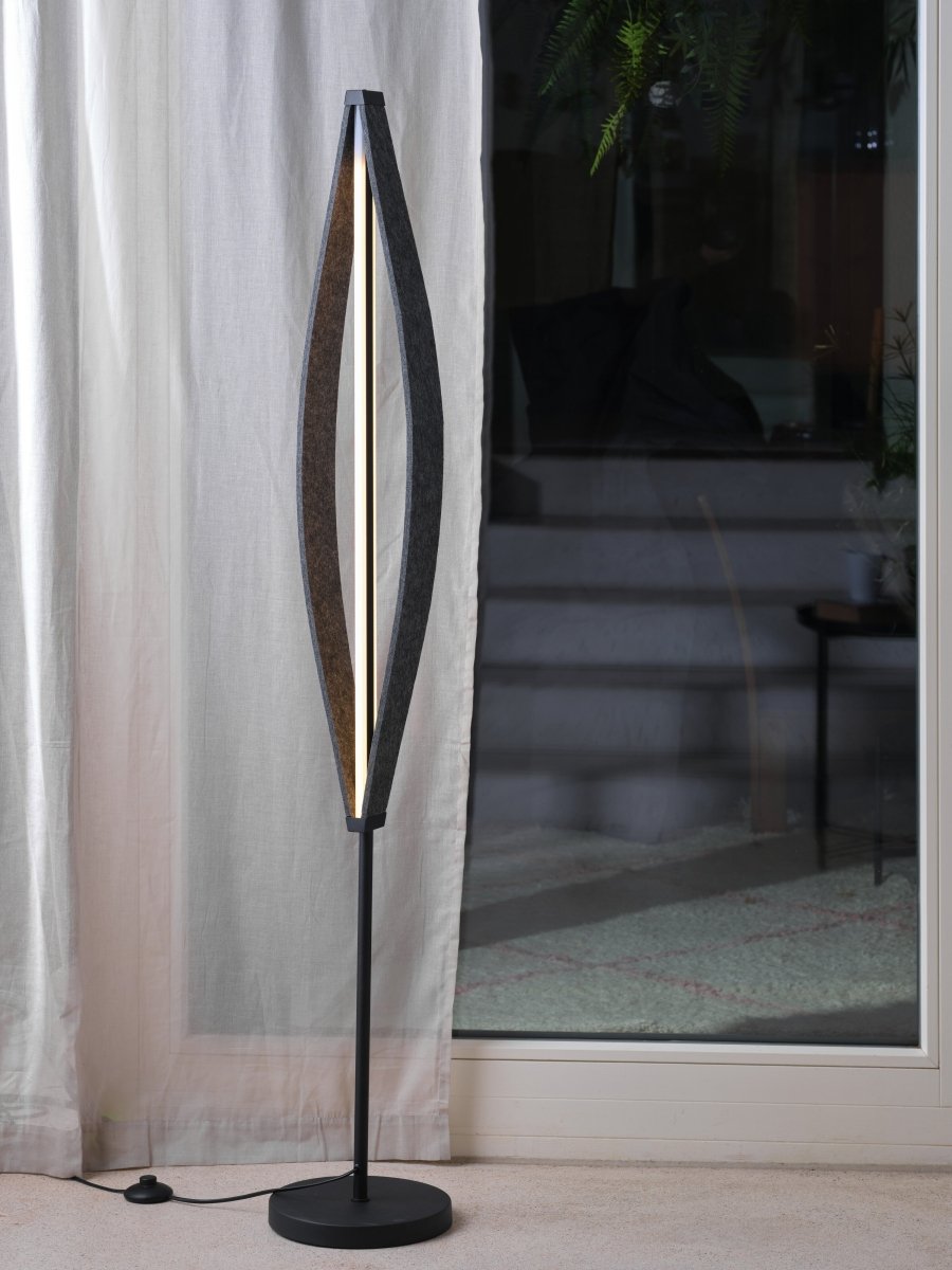OSRAM Decor Flat Felt Lampa stojąca 23W 830 ciemnoszara - Poland LEDVANCE e-shop 4058075847545