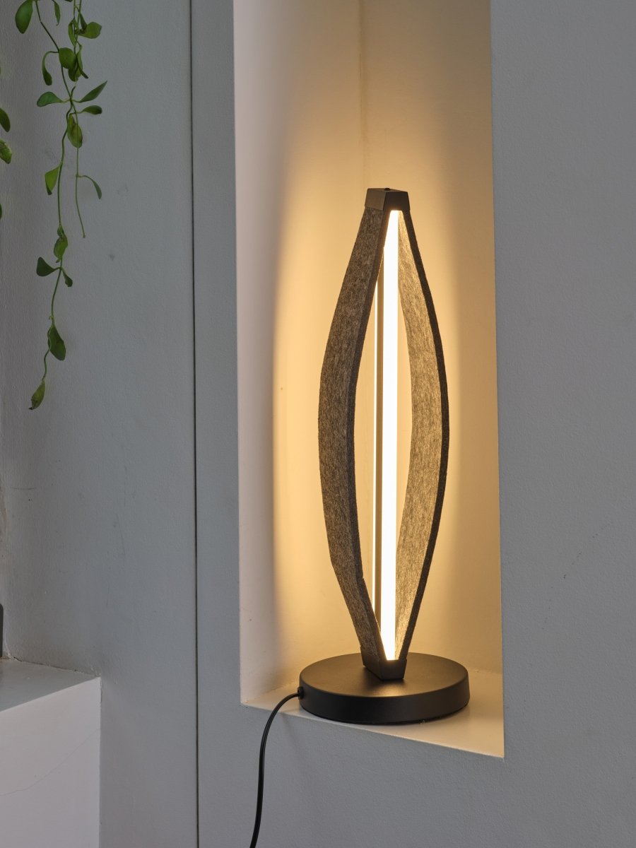 OSRAM Decor Flat Felt Lampa stołowa 13W 830 ciemnoszara - Poland LEDVANCE e-shop 4058075847521