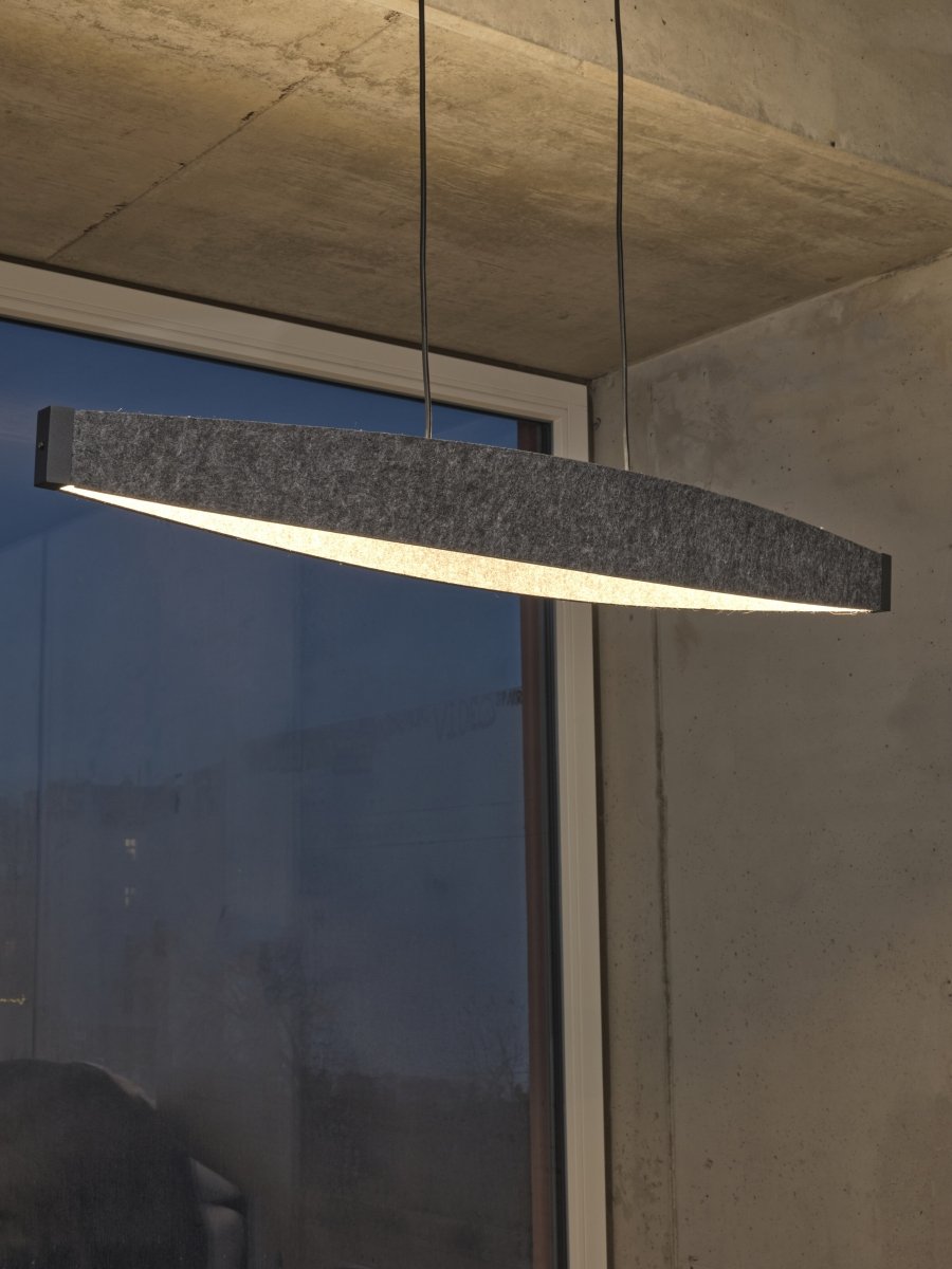 OSRAM Decor Flat Felt Wisząca 23W 830 ciemnoszary - Poland LEDVANCE e-shop 4058075847507