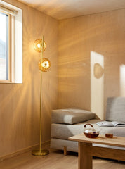 OSRAM Decor Gold Glass Lampa stojąca 2xE14 złota - Poland LEDVANCE e-shop 4058075850705