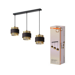 OSRAM Decor Hornet Wisząca liniowy 3xE27 czarny - eshop Ledvance PL 4058075847880
