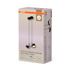 OSRAM Decor Kyoto Wisząca 2XPendant 20W 930 Click DIM czarny - eshop Ledvance PL 4058075846609