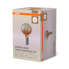 OSRAM Decor Marble Base Lampa stołowa DIM E27 biała - eshop Ledvance PL 4058075846906