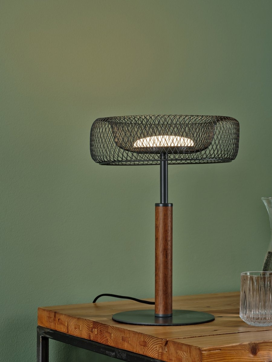 OSRAM Decor Mesh Lampa stołowa 10W 830 czarna - Poland LEDVANCE e-shop 4058075847446